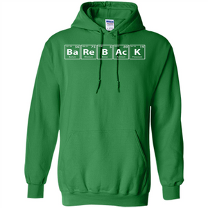 Bareback (Ba-Re-B-Ac-K) Funny Elements Spelling T-shirt