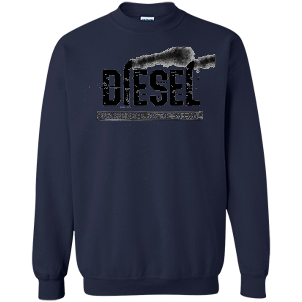 Diesel Rolling Coal T-Shirt Black Smoke Lifted Truck T-Shirt Navy