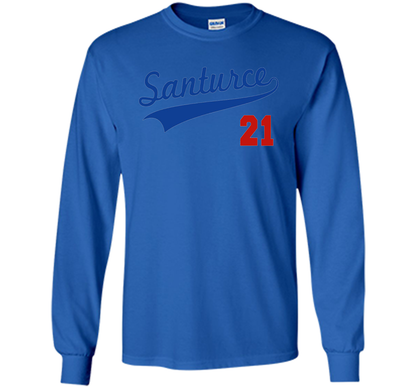 Santurce 21 Puerto Rico Baseball T-shirt Royal