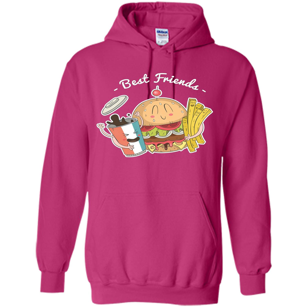 Burger Lover T-shirt Best Friends Delicious Heliconia