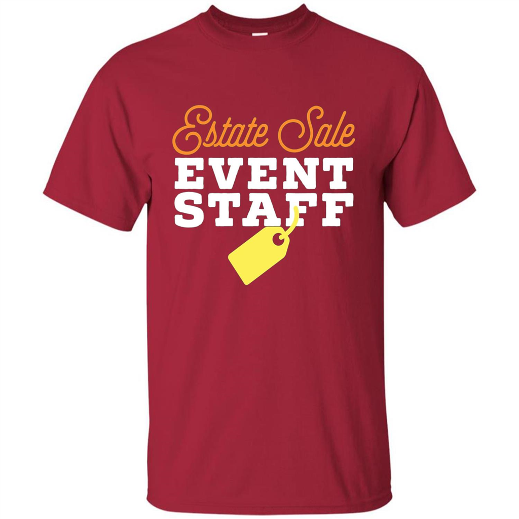Estate Sale Event Staff T-shirt Cardinal