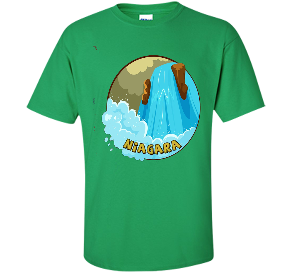 Niagara Falls Souvenir Shirt cool shirt Irish Green