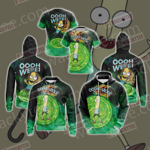 Mr.Poopybutthole Rick and Morty Unisex 3D Hoodie