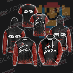 Mario Game Over Unisex 3D Hoodie