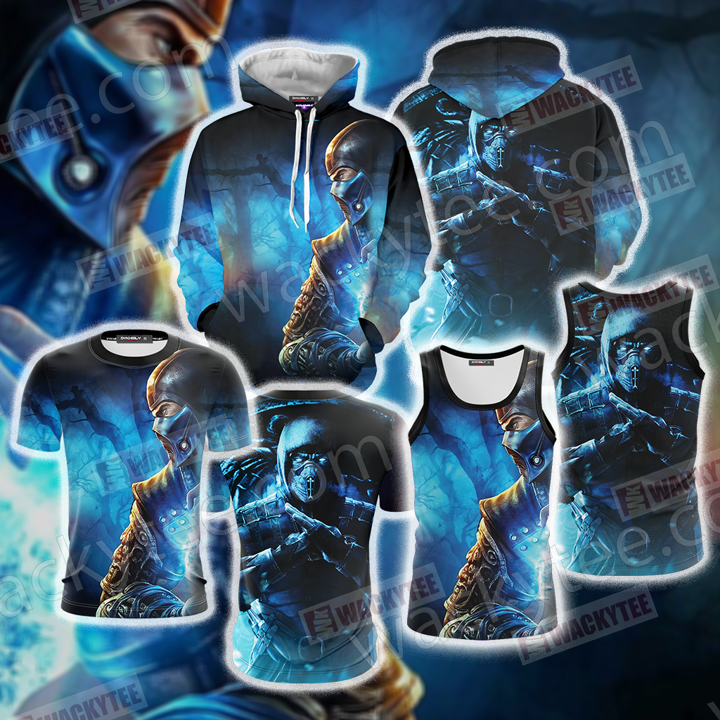 Mortal Kombat Subzero Video Game Unisex 3D T-shirt