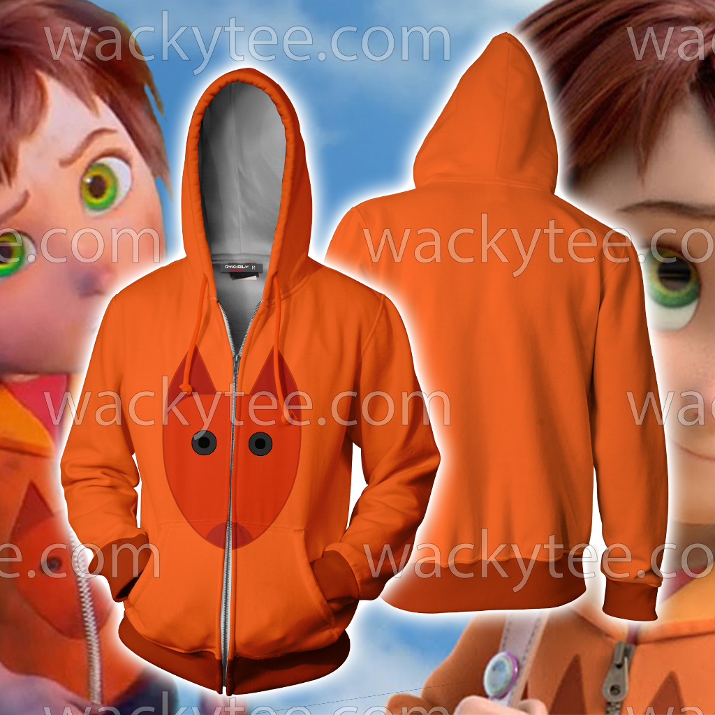 Wonder Park Young June Cosplay Zip Up Hoodie Jacket 4XL