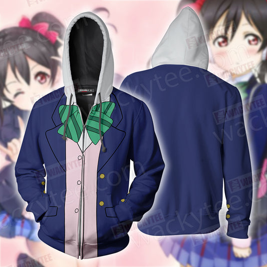 Love Live! School Idol Project Yazawa Niko Cosplay Zip Up Hoodie Jacket