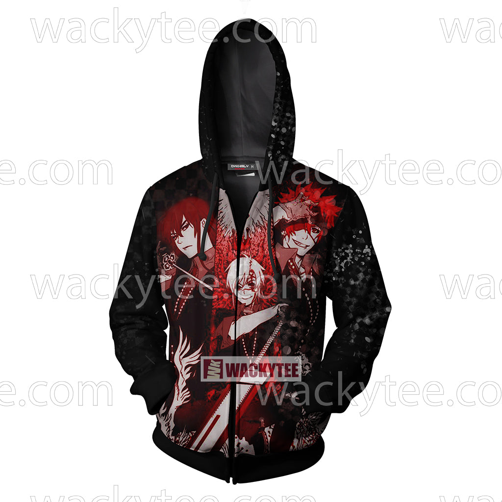 D.Gray Man Allen Walker Zip Up Hoodie Jacket
