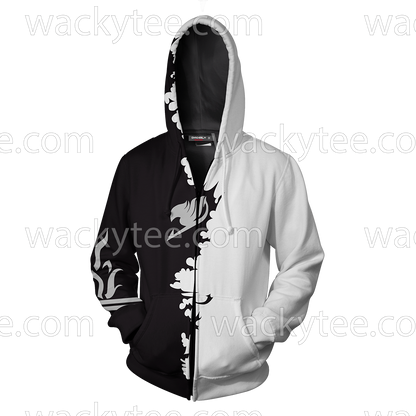 Fairy Tail Gray Fullbuster New Look Cosplay Zip Up Hoodie Jacket