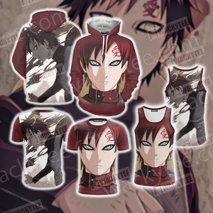 Naruto Gaara New Unisex 3D T-shirt