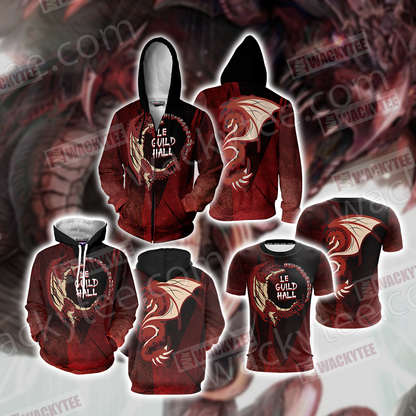 Monster Hunter - Rathalos Unisex Zip Up Hoodie Jacket