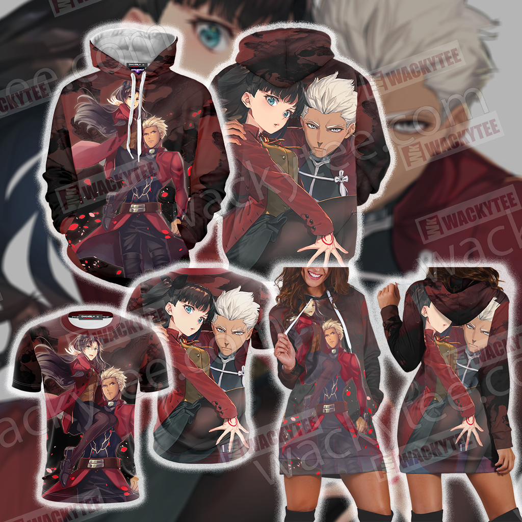 Fate/ Stay Night - Blade And Rin Unisex 3D T-shirt
