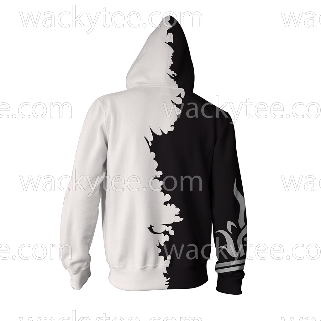 Fairy Tail Gray Fullbuster New Look Cosplay Zip Up Hoodie Jacket WackyTee