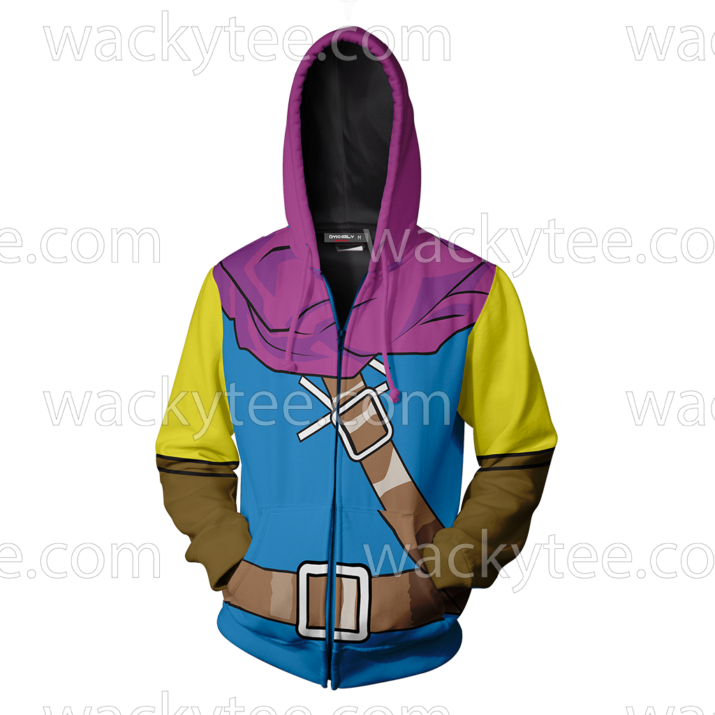 Erdrick Dragon Quest Cosplay Zip Up Hoodie Jacket