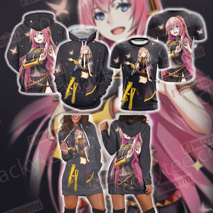 Megurine Luka 3D Hoodie Dress