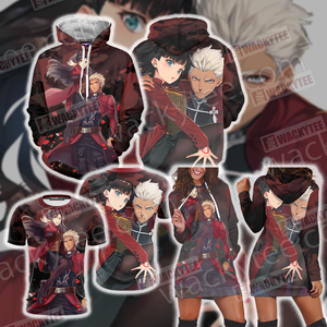 Fate/ Stay Night - Blade And Fate Rin 3D Hoodie Dress