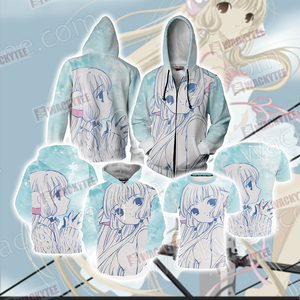 Chobits Unisex Zip Up Hoodie Jacket