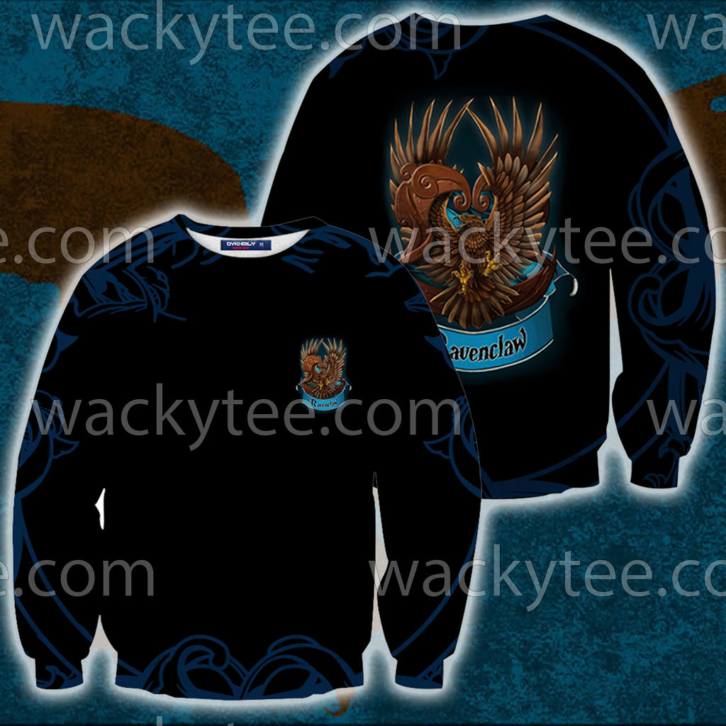 Wise Like A Ravenclaw Harry Potter 3D Sweater