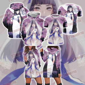 Naruto Hyuga Hinata Unisex 3D Hoodie