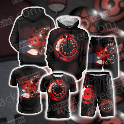 Naruto - Sharingan Unisex 3D T-shirt