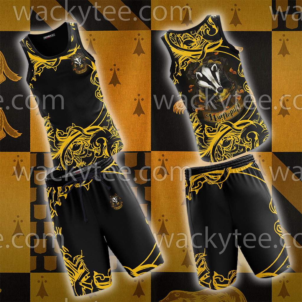 Loyal Like A Hufflepuff Harry Potter 3D Tank Top