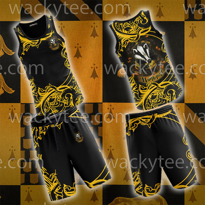 Loyal Like A Hufflepuff Harry Potter 3D Tank Top