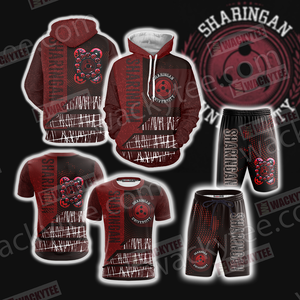 Naruto - Sharingan New Unisex 3D Hoodie