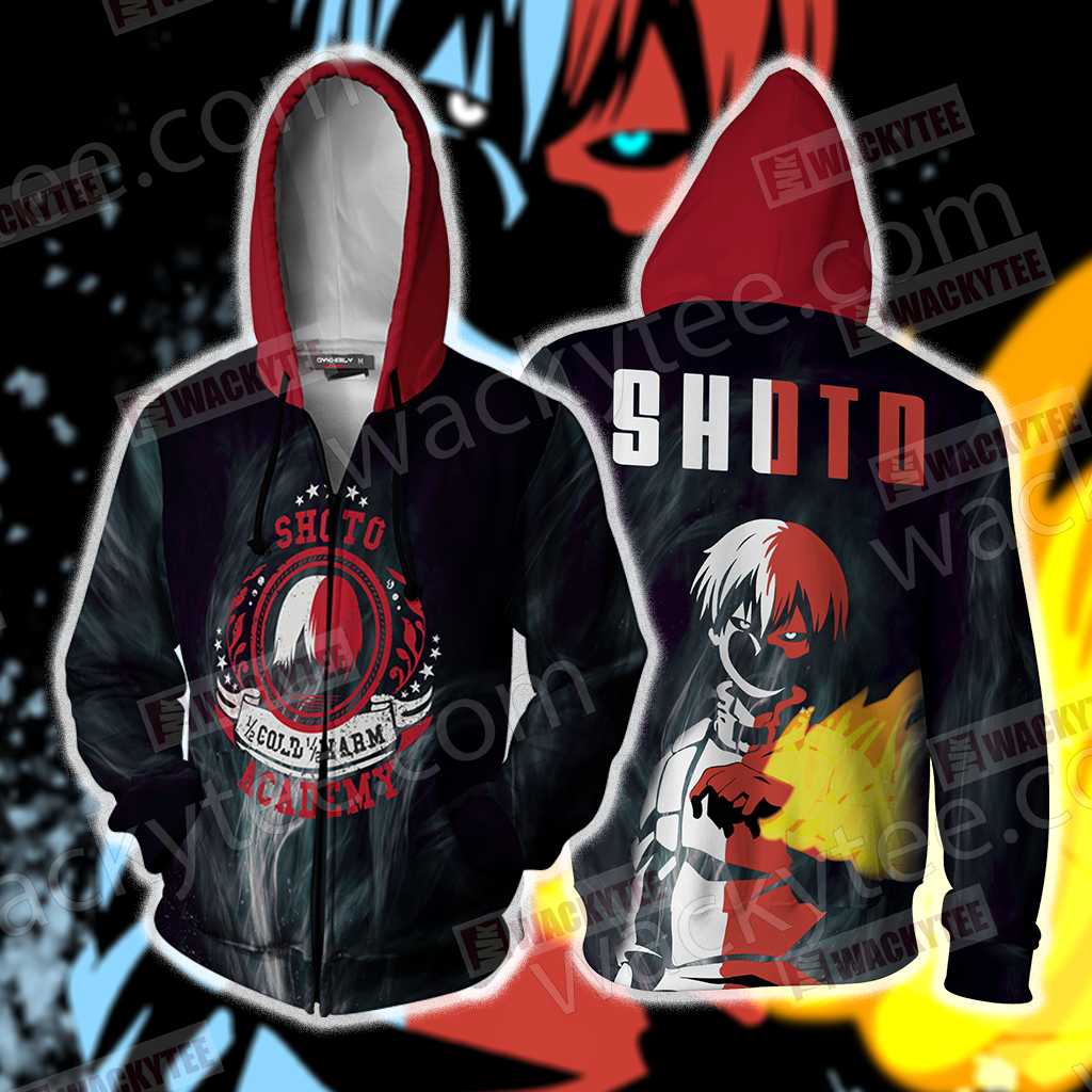 Todoroki top shoto hoodie