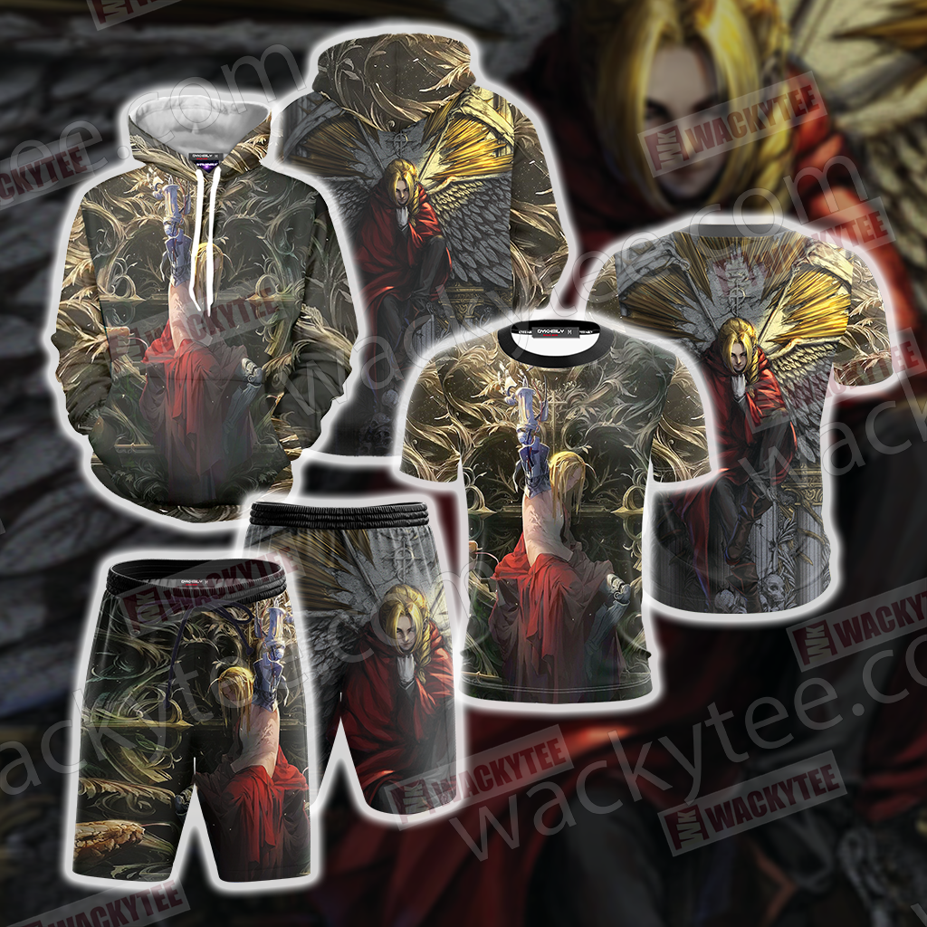 Fullmetal Alchemist Edward Elric Beach Shorts