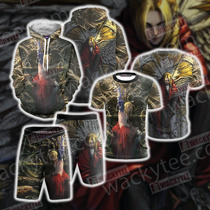 Fullmetal Alchemist Edward Elric Beach Shorts