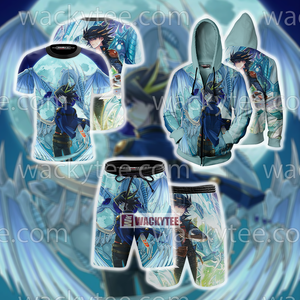 Yu-Gi-Oh! Yusei Fudo and Stardust Dragon Cosplay Beach Short