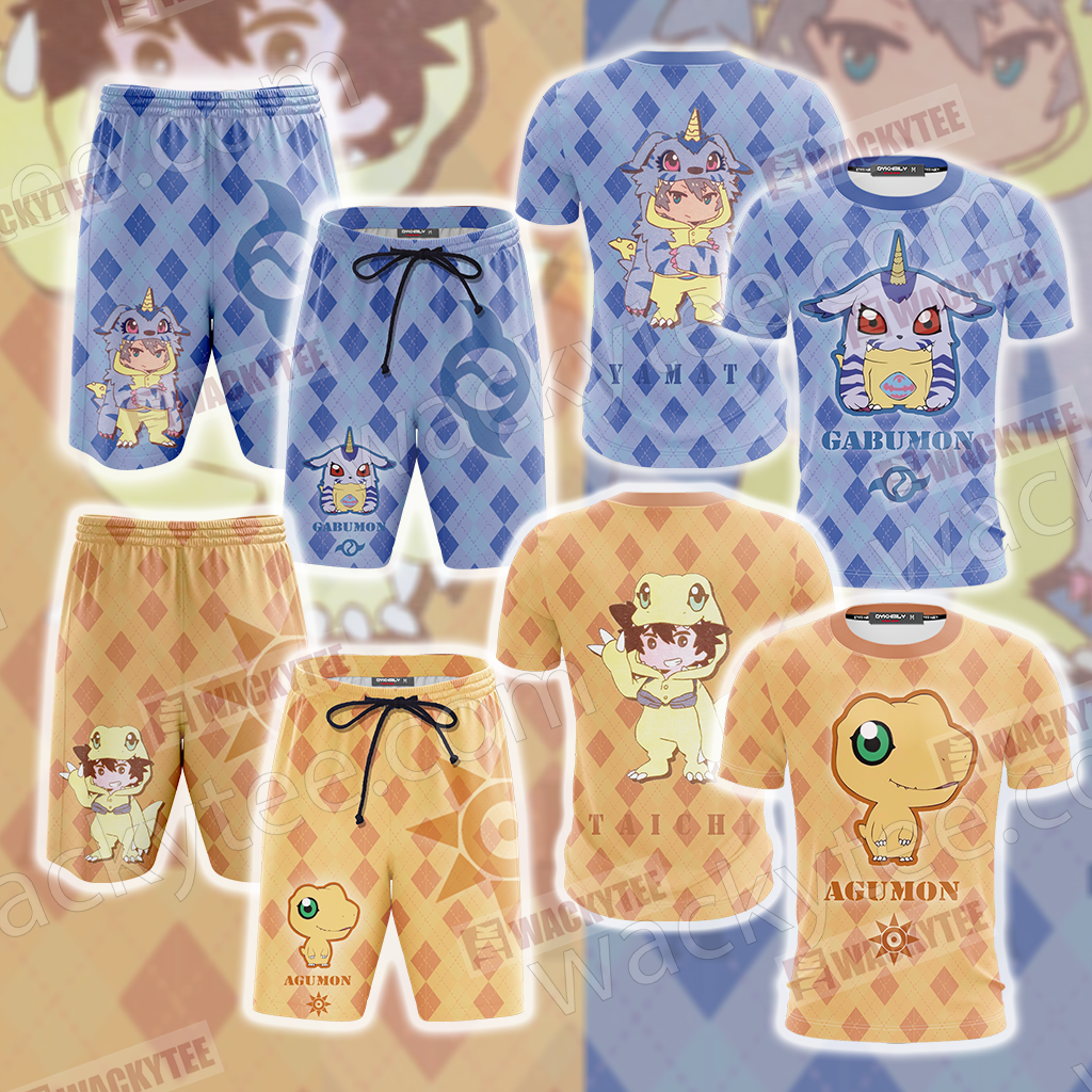 Digimon - Yamato New Style Unisex 3D T-shirt