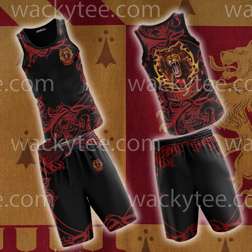 Brave Like A Gryffindor Harry Potter 3D Tank Top