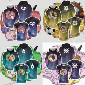 Digimon Mimi And Tanemon Unisex 3D Hoodie