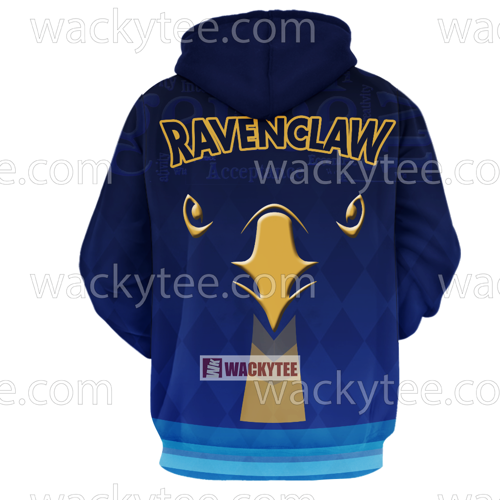 Ravenclaw The Doors Of Wisdom Are Never Shut New 3D Hoodie