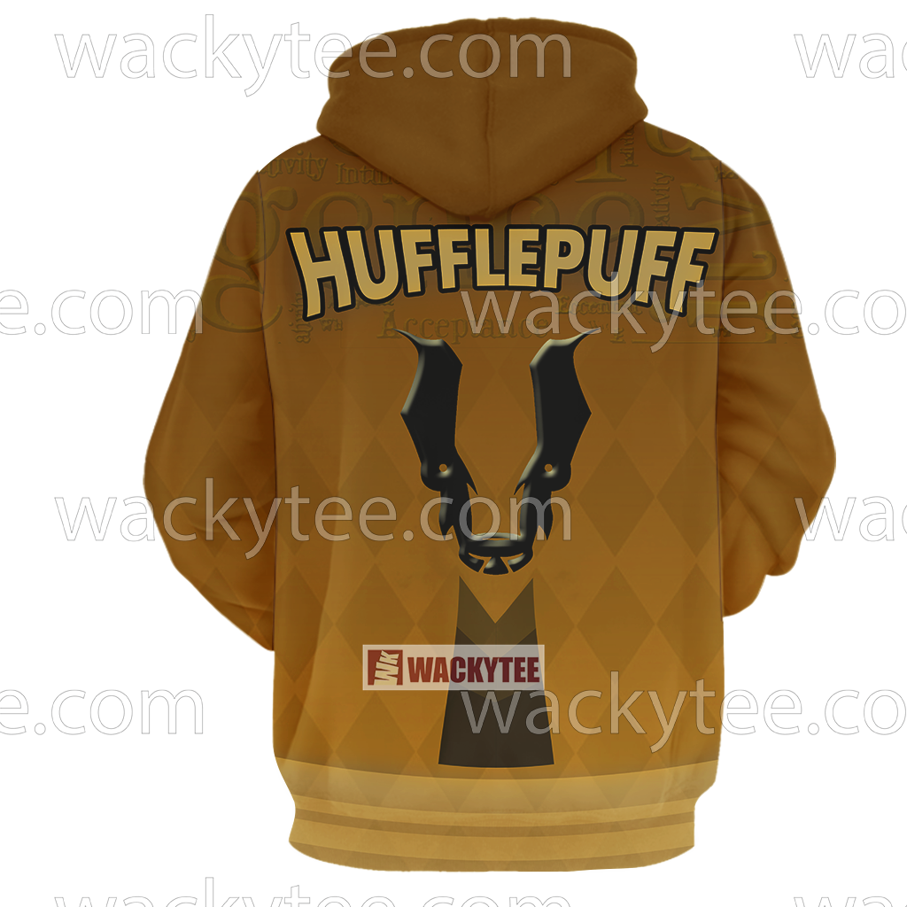 Hufflepuff My Honor Is My Loyalty New 3D Hoodie
