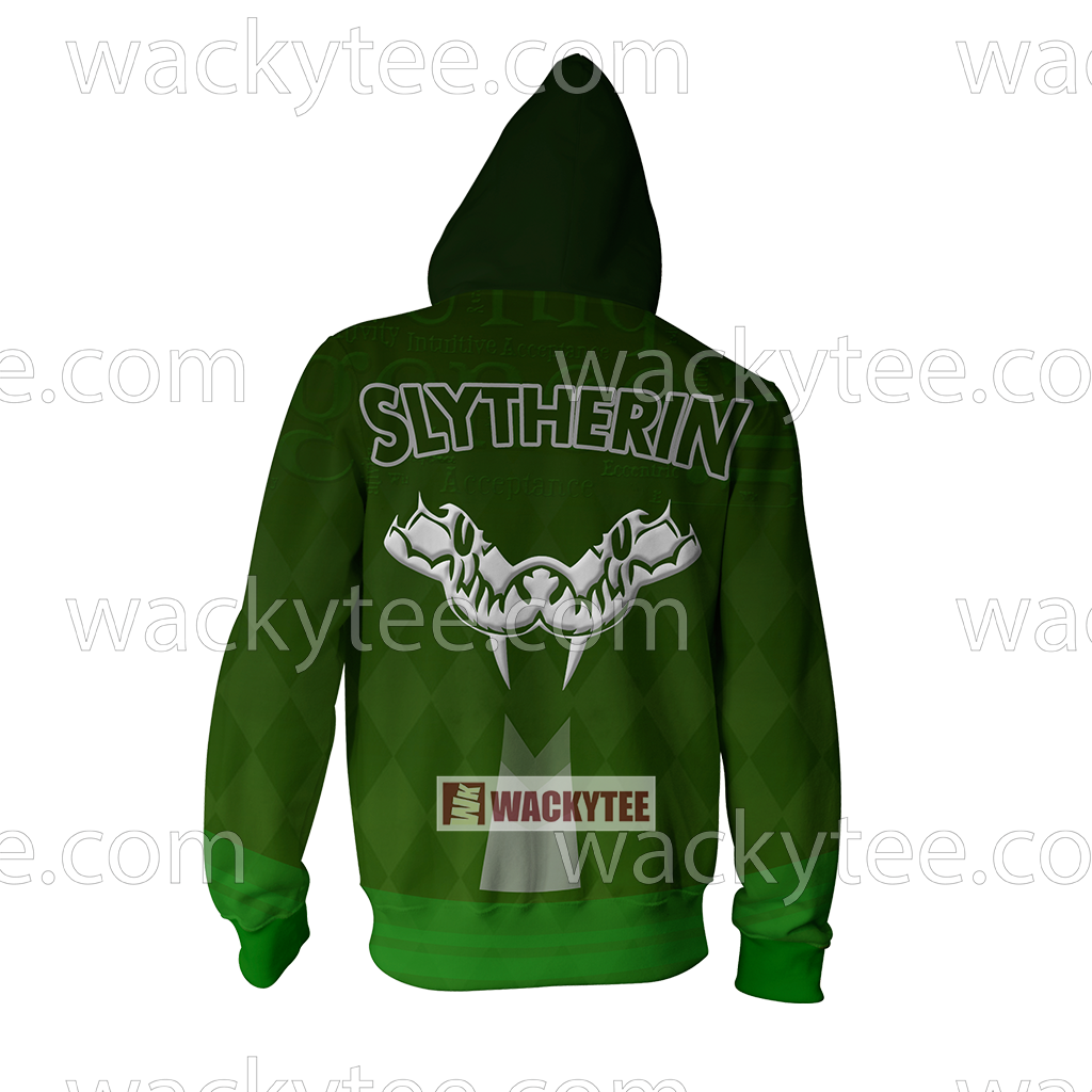 Slytherin The Results Validate The Deep New Zip Up Hoodie