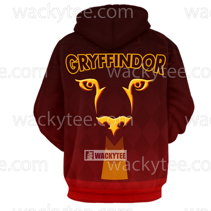 Gryffindor Let Deeds Reveal Your Heart New 3D Hoodie