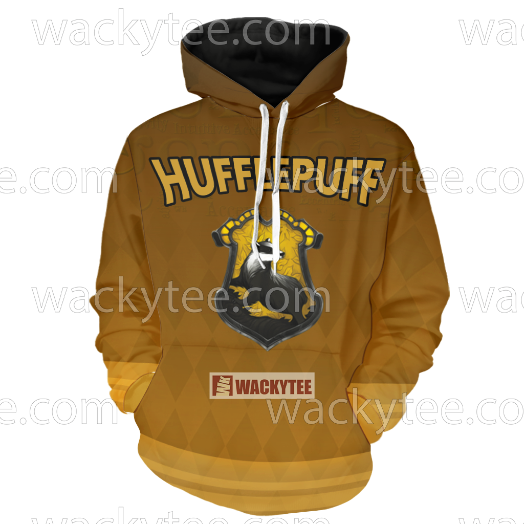 Hufflepuff My Honor Is My Loyalty New 3D Hoodie