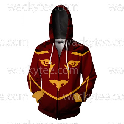 Gryffindor Let Deeds Reveal Your Heart Harry Potter Zip Up Hoodie