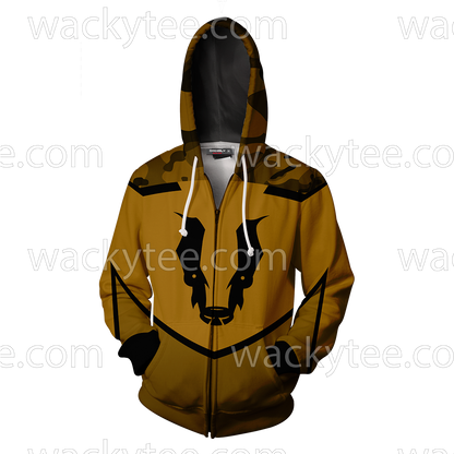 Hufflepuff My Honor Is My Loyalty Harry Potter Zip Up Hoodie