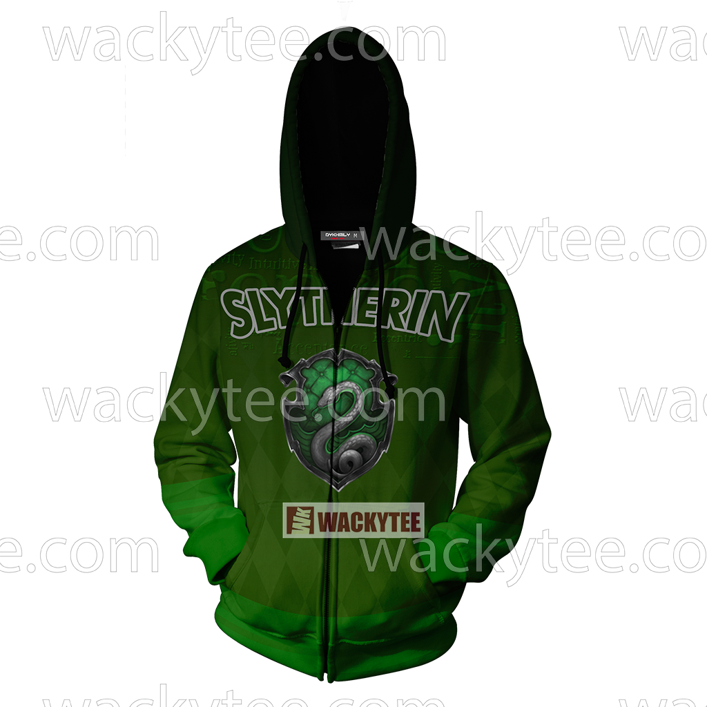 Slytherin The Results Validate The Deep New Zip Up Hoodie