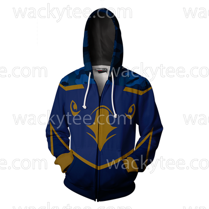 Ravenclaw The Doors Of Wisdom Are Never Shut Harry Potter Zip Up Hoodie