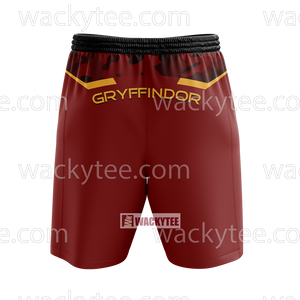 Gryffindor Let Deeds Reveal Your Heart Harry Potter Beach Shorts