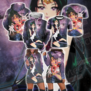 Sailor Moon Sailor Pluto 3D Hoodie