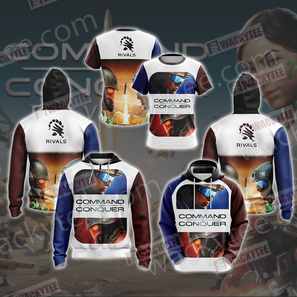 Command & Conquer New Look Unisex Zip Up Hoodie Jacket