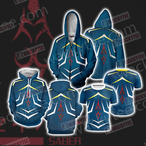 Fate/ Stay Night - Saber symbol Unisex 3D Hoodie