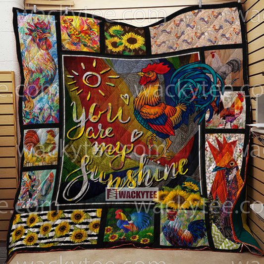 You Are My Sunshine 3D Chicken Quilt Blanket Queen (203x228CM)