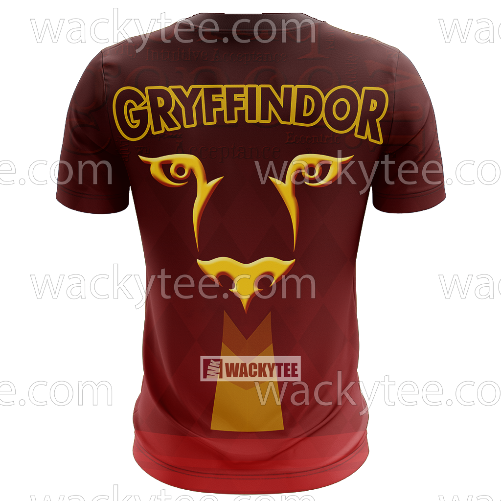 Gryffindor Let Deeds Reveal Your Heart New Unisex 3D T-shirt