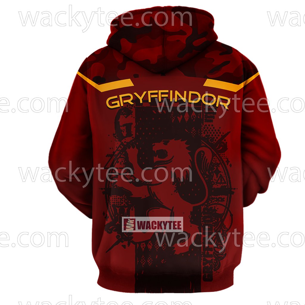 Gryffindor Let Deeds Reveal Your Heart Harry Potter 3D Hoodie